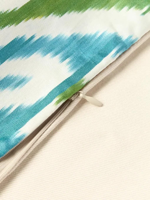Zijden kussenhoes Silky met abstract patroon
