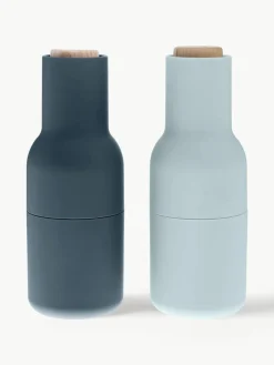 Zout & pepermolen Bottle Grinder met beukenhouten deksel, set van 2
