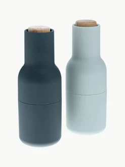Zout & pepermolen Bottle Grinder met beukenhouten deksel, set van 2