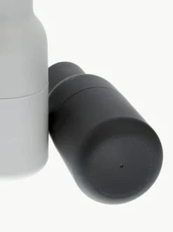 Zout & pepermolen Bottle Grinder met deksel van edelstaal, set van 2