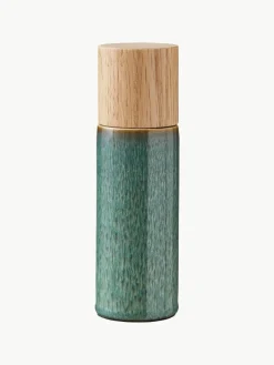 Zout- en pepermolen Bitz met houten deksel, 2-delig