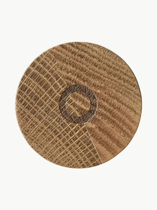 Zout- en pepermolen Bitz met houten deksel, 2-delig