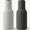 Zout- en pepermolen Bottle Grinder met walnootdeksel, set van 2