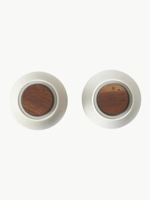 Zout- en pepermolen Bottle Grinder met walnootdeksel, set van 2