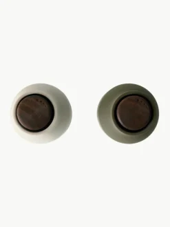 Zout- en pepermolen Bottle Grinder met walnootdeksel, set van 2
