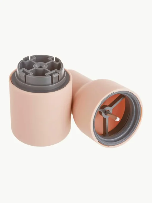 Zout- en pepermolen Bottle Grinder met walnootdeksel, set van 2