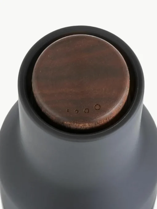 Zout- en pepermolen Bottle Grinder met walnootdeksel, set van 2
