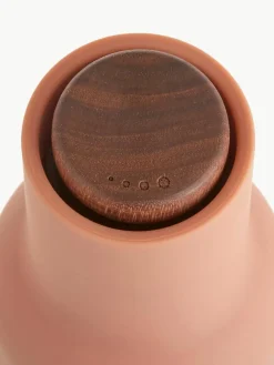 Zout- en pepermolen Bottle Grinder met walnootdeksel, set van 2