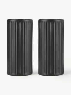 Zout- en peperstrooier Groove met groefstructuur, set van 2