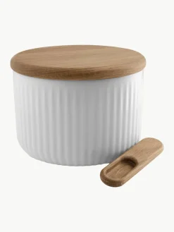 Zoutdoos Legio Nova met deksel en lepel, set van 3